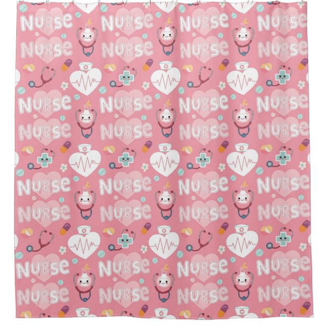 Pink Nurse Life Seamless Pattern (4) (Front)