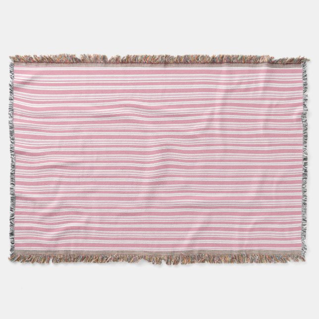 Pink Nursey Decor Throw Blanket (Front)