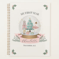 Pink Nutcracker Baby Shower First Year Milestone