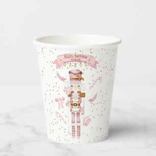 Pink Nutcracker Ballet  Paper Cups