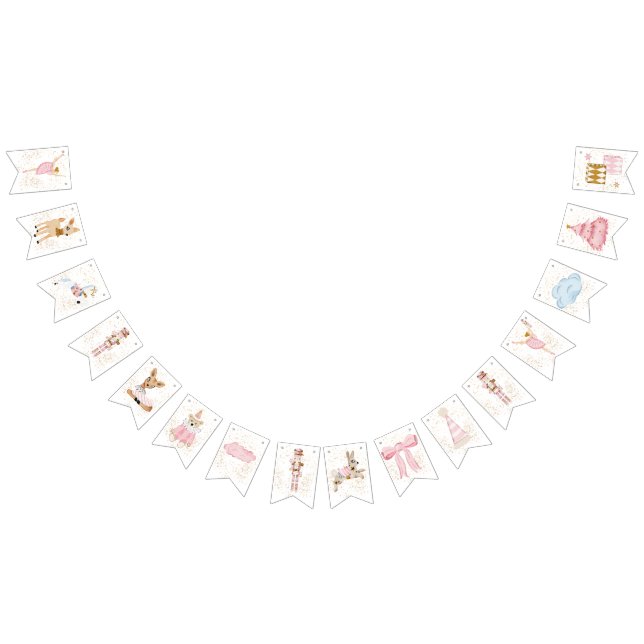 Pink Nutcracker Bunting Bunting Flags (All)