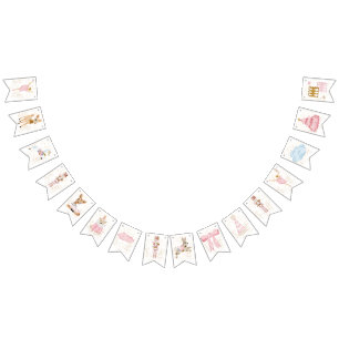 Pink Nutcracker Bunting Flags