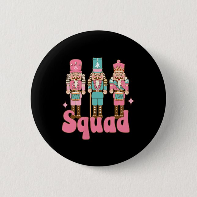 Pink Nutcracker Squad In My Nutcracker Era Christm 2 Inch Round Button (Front)