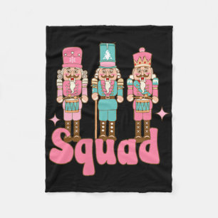 Pink Nutcracker Squad In My Nutcracker Era Christm Fleece Blanket