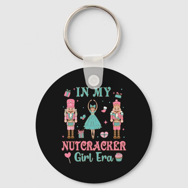 Pink Nutcracker Squad In Nutcracker Girl Era Chris Keychain (Front)
