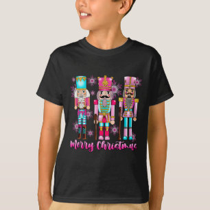 Pink Nutcracker Squad Pink Christmas Ballet Xmas W T-Shirt