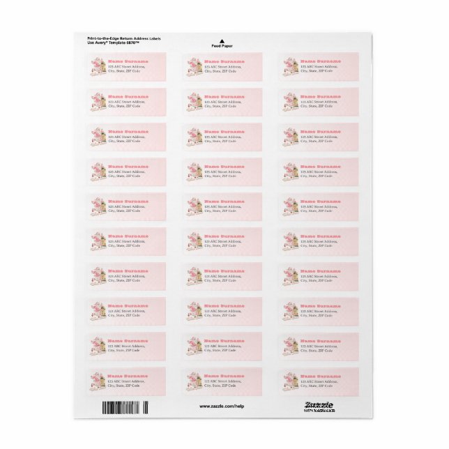 Pink Oh Quel Amusant Rétro Père Noël Super Anniver (Feuille entière)