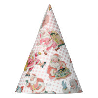Pink Oh What Fun-Retro Santa Claus Themed Birthday