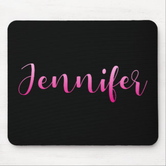Pink Ombre Jennifer Mouse Pad