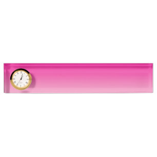 Pink Ombre Nameplate