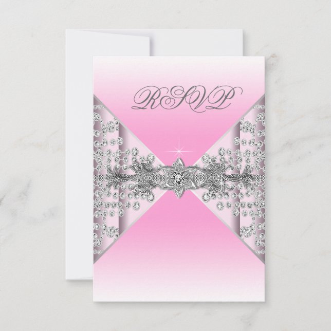 Pink Ombre RSVP (Front)