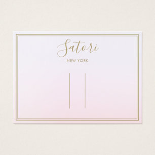 Pink Ombre Script Hair Clip Accessory Display