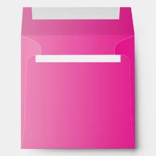 Pink Ombre Square Envelopes