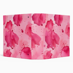 Pink on Pink Abstract Binder