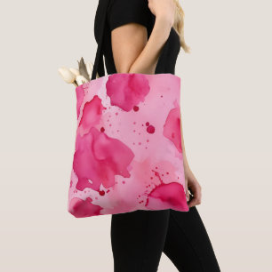 Pink on Pink Abstract Tote Bag