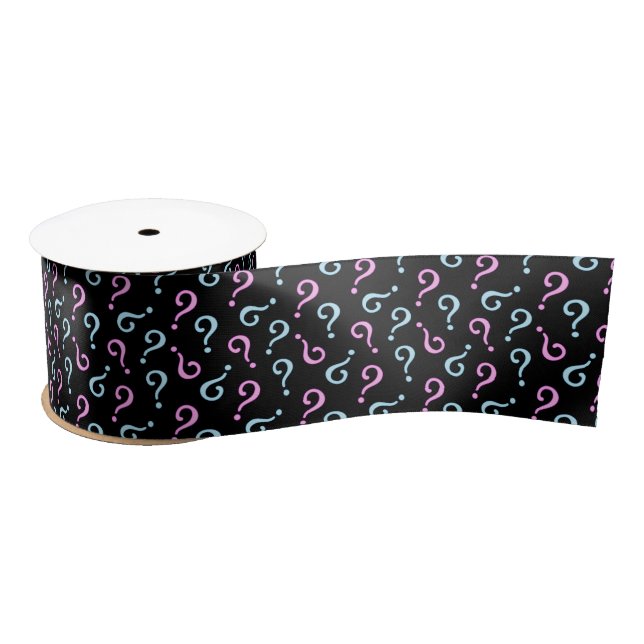Pink or Blue Baby Reveal Satin Ribbon (Spool)