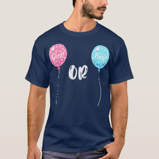 Pink or Blue Gender Reveal  T-Shirt