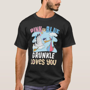 Pink or Blue Grunkle Loves You Best Great-Uncle Ev T-Shirt