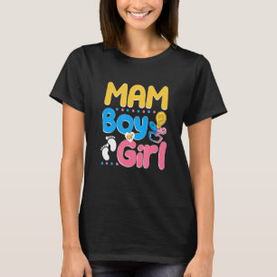 Pink or Blue Mam Loves You Best Mom Ever Motherhoo T-Shirt