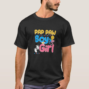 Pink or Blue Pap Paw Loves You Best Grandpa Ever G T-Shirt