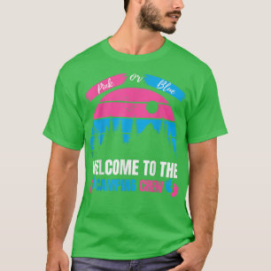 Pink Or Blue Welcome To The Camping Crew Gender Re T-Shirt