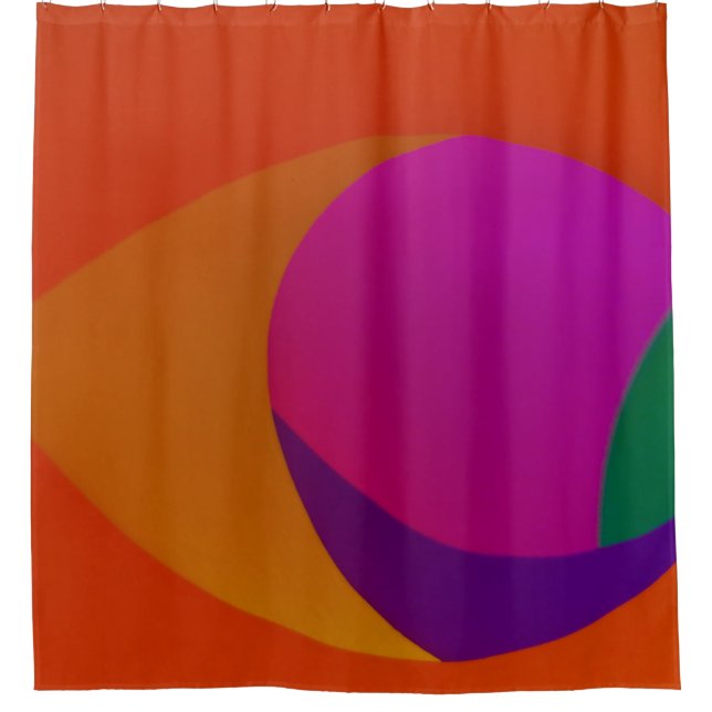 Pink, orange, and purple abstract art (Front)