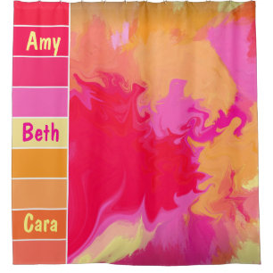 Pink, Orange and Yellow Watercolor Boxes