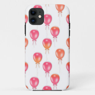 PINK ORANGE BALLOONS IPHONE CASE
