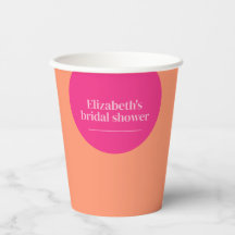 Pink & Orange Bridal Shower