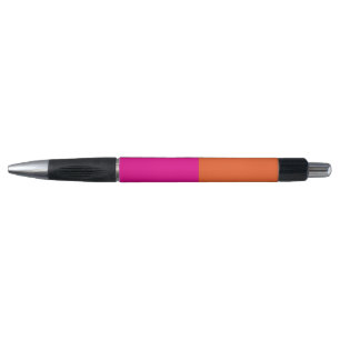 Pink & Orange Color Block Pen