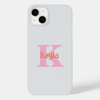 Pink Orange Light Grey Grey Custom Colour Cool