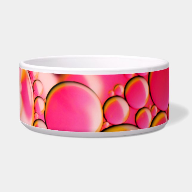 Pink & Orange Liquid Bubbles, DIY Image or Art (Right)