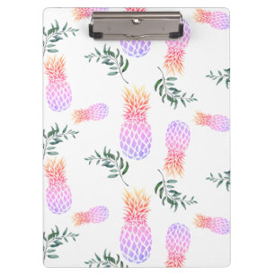 PINK & ORANGE PINEAPPLE CLIPBOARD