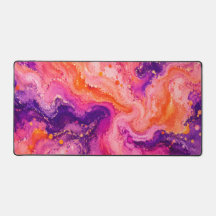 Pink Orange Purple Marble Pattern