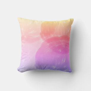 pink orange throw pillow