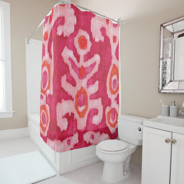 Pink & Orange Tribal Ikat (In Situ)