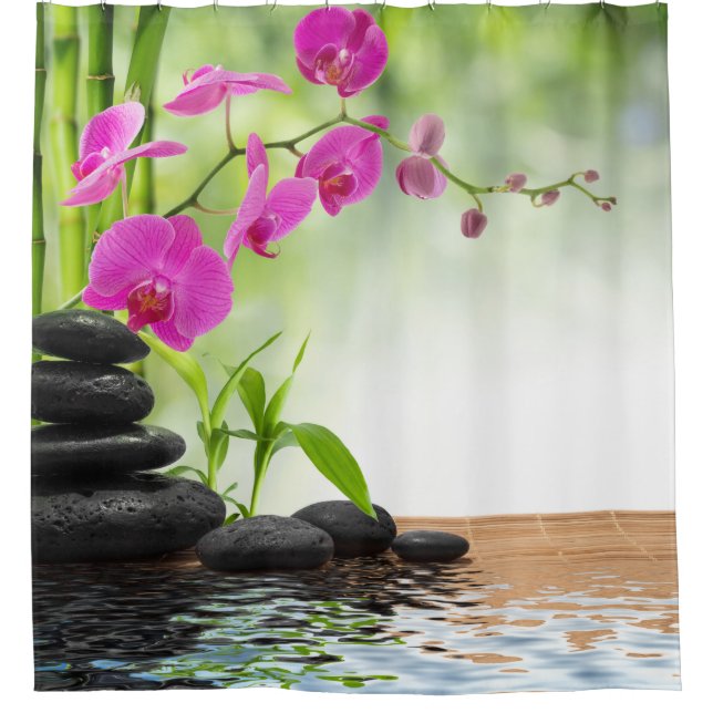 pink orchid,beautiful,zen,tropical,paradise,peace, (Front)