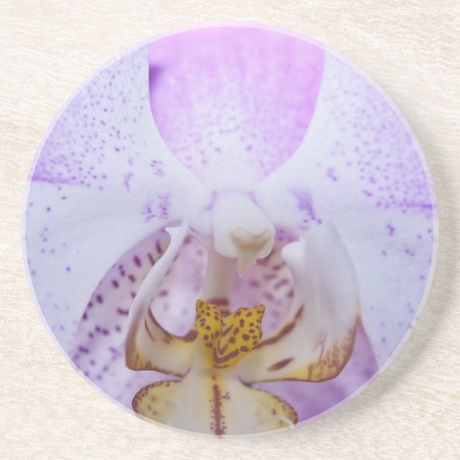 Pink Orchid Coaster (Front)