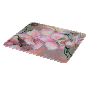 Pink Orchid Cutting Board