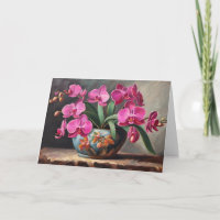 Pink Orchid Flower Plant Still Life 