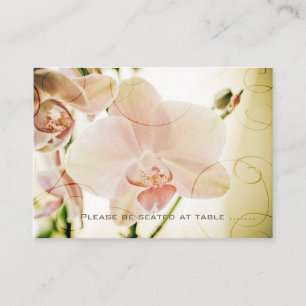 Pink Orchid • Guest Seating Mini Card