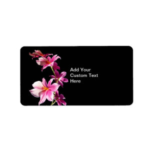 Pink Orchid. Label
