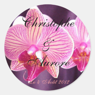 Pink Orchid Phalaenopsis sticker