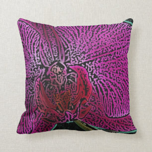 Pink Orchid Pillow