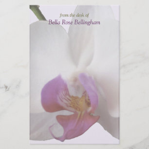 Pink Orchid Stationery