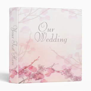 Pink Orchid Wedding Binder