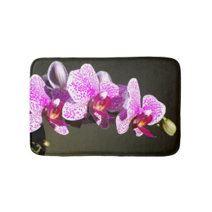 Pink Orchids Bath Mat