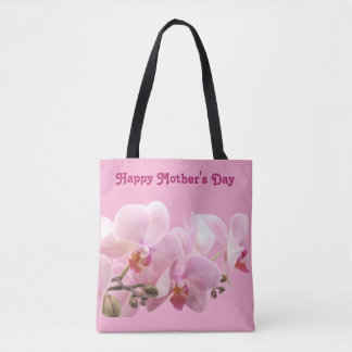 Pink Orchids “Happy Mother’s Day”- Tote Bag
