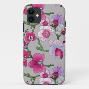 Pink Orchids In Bloom iPhone 11 Case