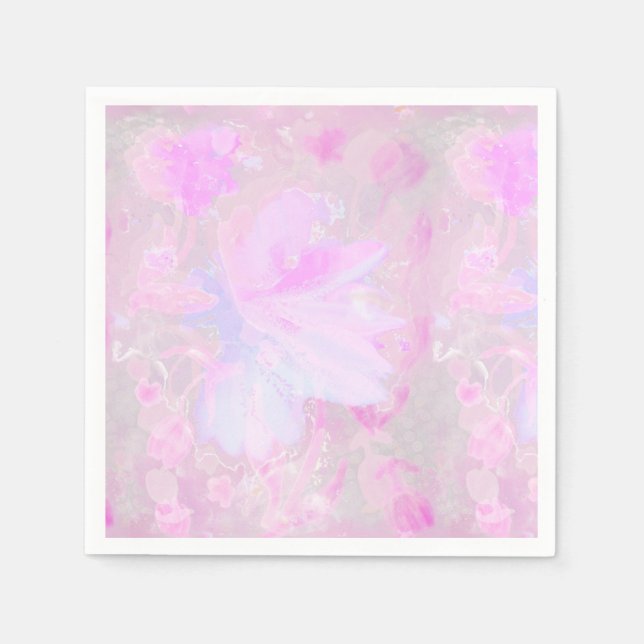 Pink Orchids  Napkin (Front)